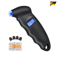 Uraqt ReifendruckprüFer C-UZ18121002 Digitaler Luftdruckmesser 0-150 Blau, 0-10