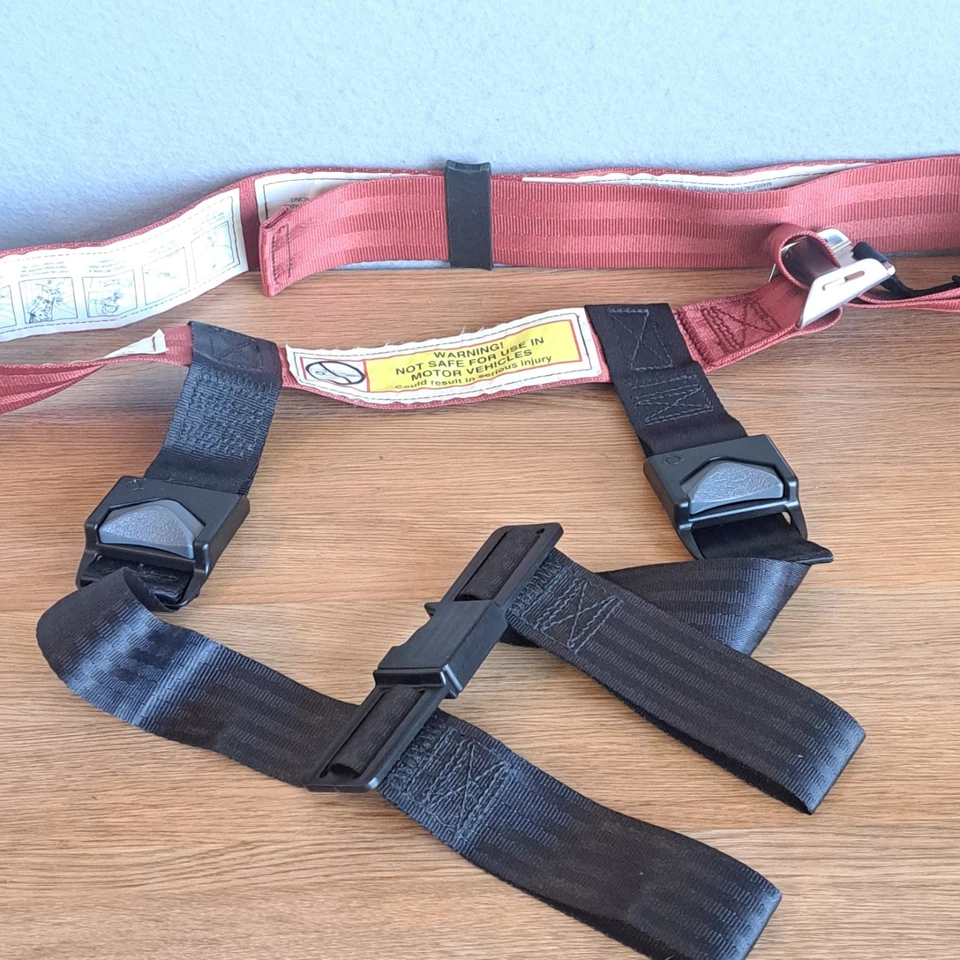 Cares Airplane Safety Travel Harness Kids Fly Safe Toddler Black Nylon Buckle - Image 2 of 4