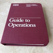VTG 1983 IBM Guide to Operations Personal Computer