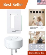 Remote Control Outlet Plug Switch Wireless 300ft 15A 1500W Programmable