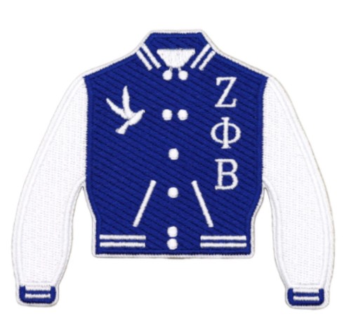 ZETA PHI BETA - Jacket - Sorority - 1920 - Embroidered Iron-On/Sew Patch