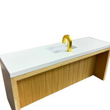 Dolls House Modern Kitchen Island with Sink (DF061) - 1:12 Scale Miniatures |...