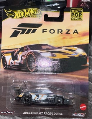 Hot Wheels Premium 2016 Ford GT Race/Course Forza Pop Culture