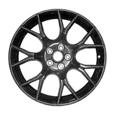 Refurbished Painted Flat Black Metallic Aluminum Wheel 19 x 9