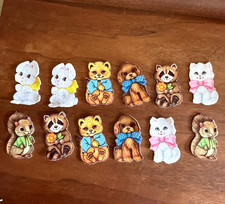 Lot of 11 Animal Sew-On Printed Patches Pack for Kids Bags, Jackets, Jeans