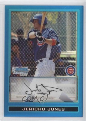 2009 Bowman Chrome Prospects Blue Refractor 89/150 Jericho Jones #BCP8 0i0