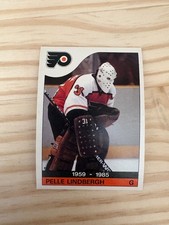1985-86 O-Pee-Chee #110 Pelle Lindbergh Mem. - Philadelphia Flyers (invM19)