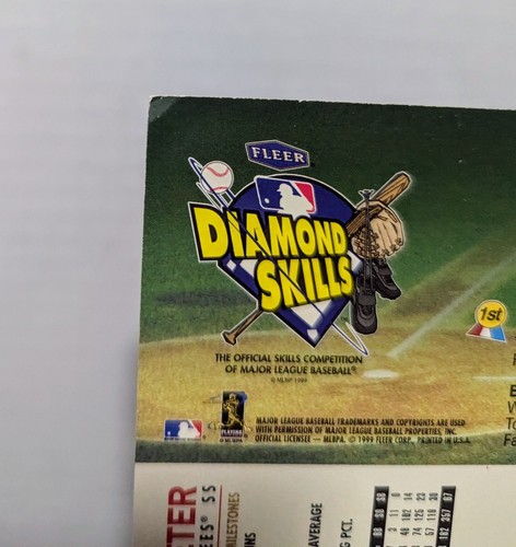 1999 Fleer Diamond Skills Commemorative Sheet. McGwire,Sosa,Chipper, Jeter, Arod - Picture 9 of 9