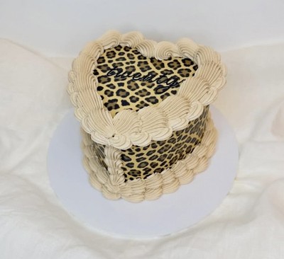 A4 Essbar Leopard Tiermotiv Glasur Blatt Kuchen Topper Verpackung