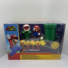 WIGGLER SODA JUNGLE DIORAMA Super Mario Nintendo Piranha Jakks Plant Accessorie