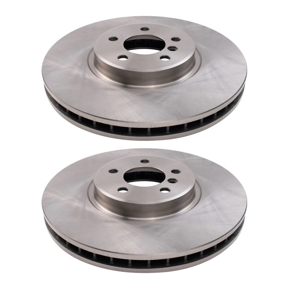 Front Brake Rotors Set For 2011-2018 BMW X5 2008-2019 X6 - Image 3 of 4