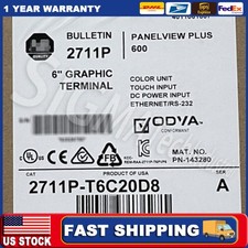 2711P-T6C20D8 PanelView Pl 6 Graphic Terminal 2711P-T6C20D8 US Free Tax