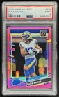 2023 Panini Donruss Optic Puka Nacua Pink Prizm RC Rated Rookie #238 Rams PSA 9