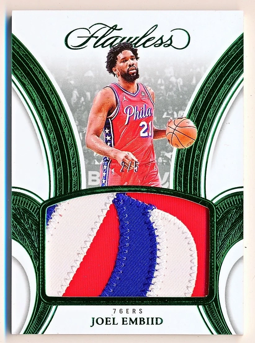 Joel Embiid Serial Numbered Basketball Sports Trading Card Singles