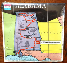 VIEW-MASTER ALABAMA STATE TOUR SERIES GAF A925 3 REEL SET SEALED 