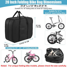Bike Travel Bag Airplane,Heavy Duty 840D MTB Bicycle Box Case with Strong Webbin