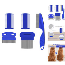 Kamm, 5 Stück doppelseitige Kämme, Edelstahl Haar-Kamm, Haar Styling Kamm Set