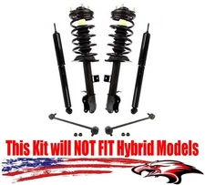 Front Struts Rear Shocks & Sway Bar Links 6Pc Fits Ford Escape 08-11 4 Cylinders