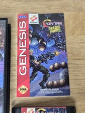 Contra Hard Corps Sega Genesis CIB Complete Minty EX Condition Manual Game