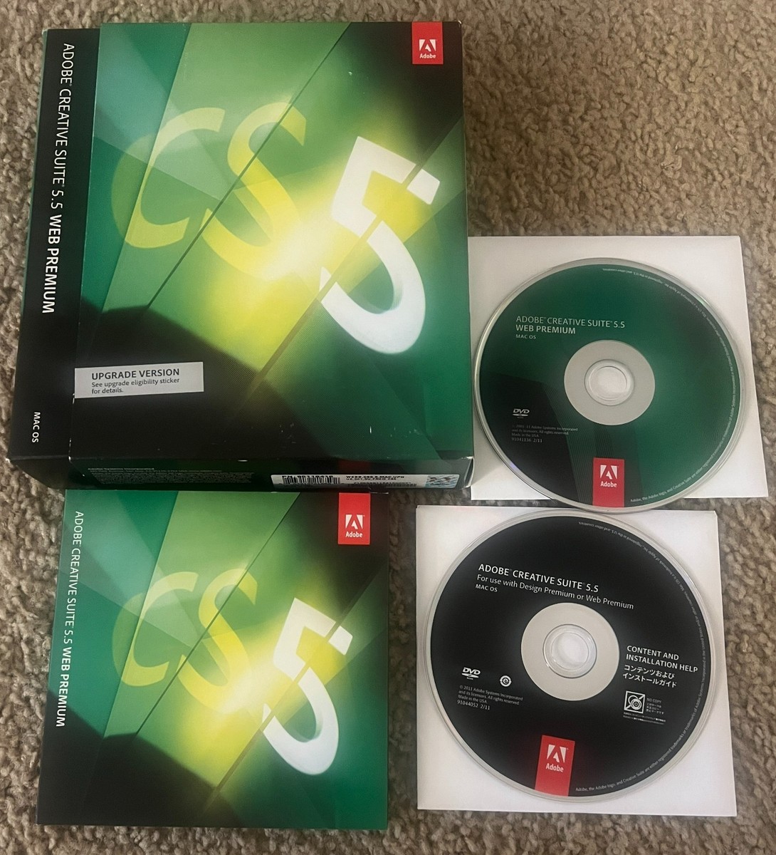 Mac専用 Adobe Creative Suite 5 Web Premium Adobe CS5.5 Creative Suite 5.5 Web Premium Upgrade Version