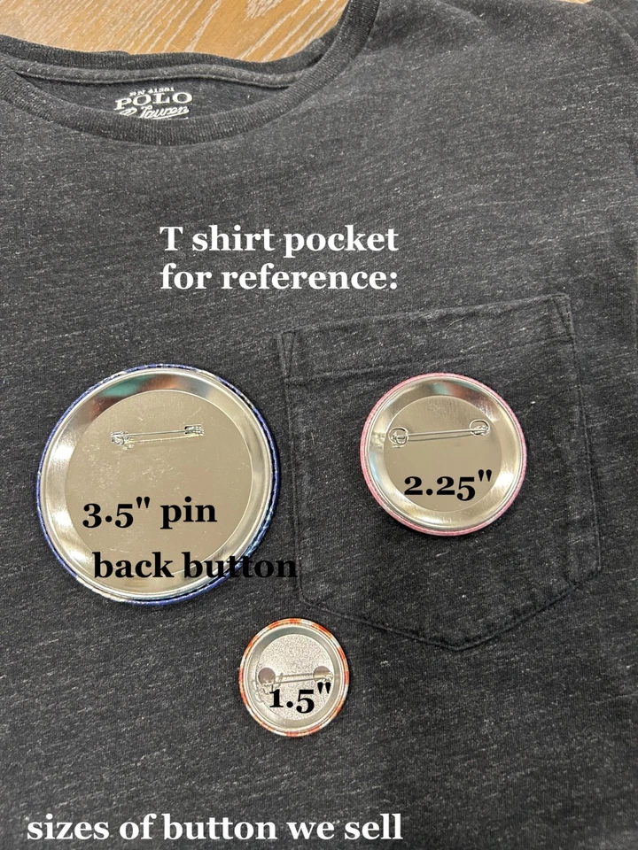 Porta traseira esfumaçada branca laranja conjunto de 4 botões xadrez dia do jogo 3 tamanhos - Imagem 2 de 3