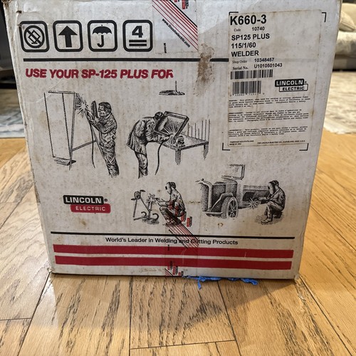 Lincoln Electric SP-125 Plus MIG Welder Kit 120V Wire Feed NEW NIB + EXTRAS - Picture 9 of 24