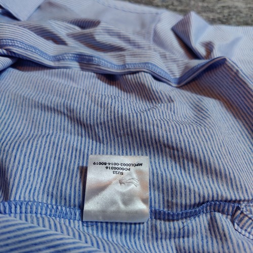 Rhoback Men’s M The Whaler Heather Stripe Short Sleeve Performance Polo Golf - Picture 5 of 9