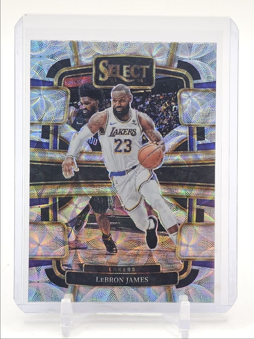 LEBRON JAMES 2023-24 SELECT CONCOURSE SCOPE PRIZM LAKERS Q4128