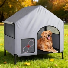39  Dog House for Large Breeds, Large Dog House Outdoor Indoor with Weatherpr...