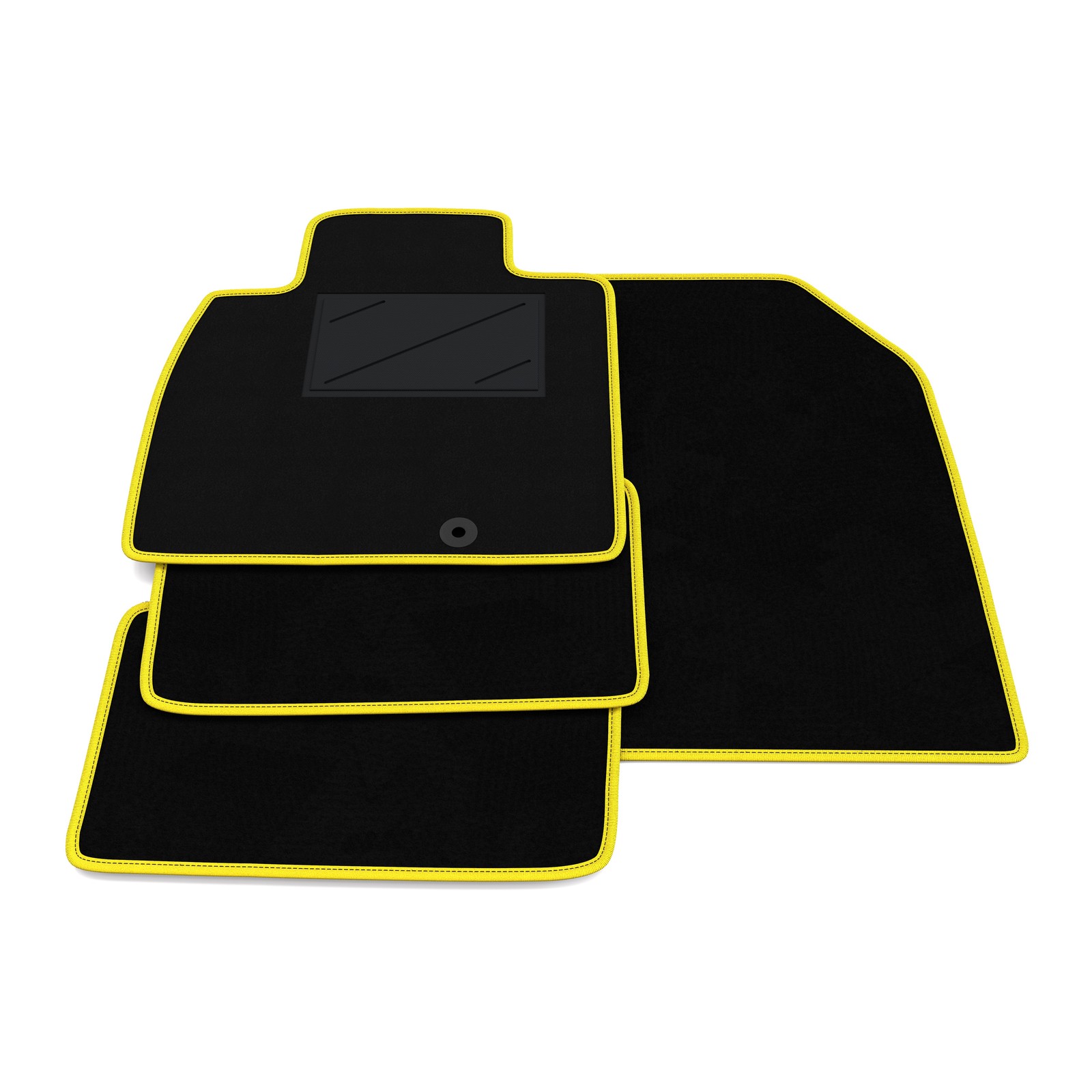 Tapis de sol Nissan Micra 2013-2017 en velours premium finition surjetée