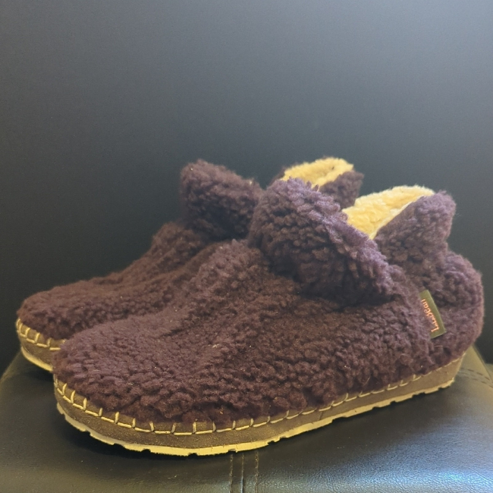 SAOLA L.L. Stivaletti ciabatte Bean Cozy Sherpa pull on morbide comode calde suola rigida