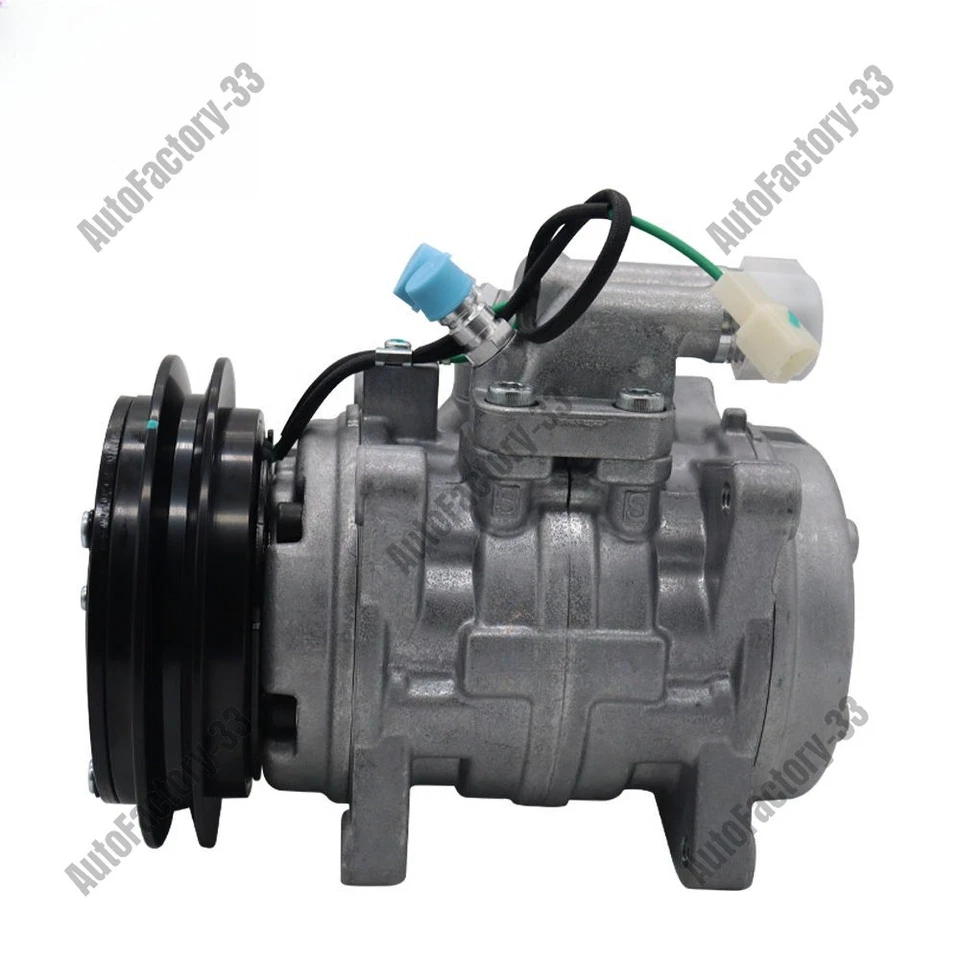 10P15 A/C Compressor DQ25897 DQ49795 forJohn Deere 1165 1170 1175 1450 1550 1570 - Image 2 of 3