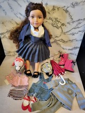 Designer Friends Doll Brown Hair assecories clothes designer friends pet