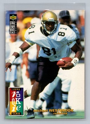 1995 Collector's Choice #4 Michael Westbrook Rookie