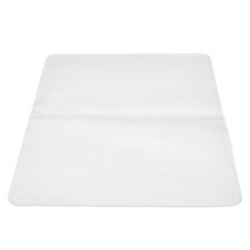 Clear PVC Floor Mat 48"x36" , Anti-Slip Frosted Surface Chair Mat for Carpets