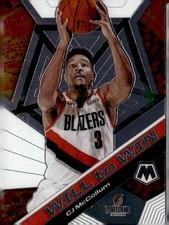 2019-20 Panini Mosaic #1 CJ McCollum Will to Win