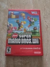 New Super Mario Bros Wii CIB Complete w/ Manual Free Shipping