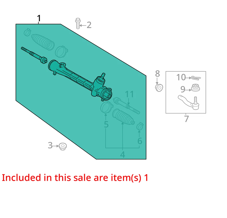 2014 Lexus CT200h Steering Gear Rack & Pinion OEM 133K Miles - LKQ415952087 - Изображение 4 из 4