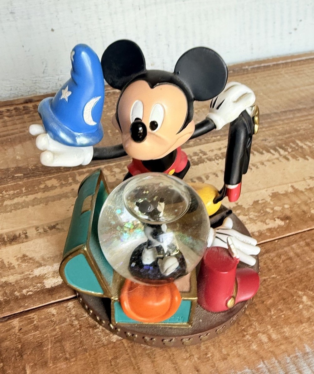 ミッキーマウス 80周年 Mickey Mouse★ディズニーショーケース Disney Parks Mickey Mouse Treasure Chest Snow Globe Fantasia