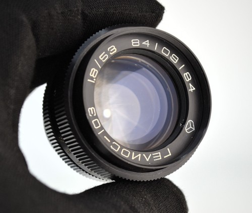 SERVICED! SOVIET USSR HELIOS-103 RANGEFINDER LENS f1.8/53 KIEV-4 MOUNT (6) - Picture 5 of 7