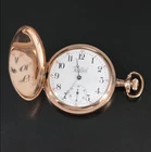 Antique 1909 Illinois Pennsylvania Special 16s Gold Filled Hunting Pocket Watch