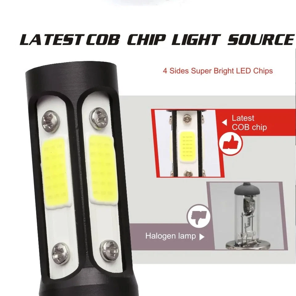 Pair 7x6'' 5x7'' LED Headlights Hi/Lo Beam For 1995-2005 Peterbilt 330 Truck - Image 4 of 4