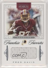 2012 Panini National Treasures Franchise Favorites Materials 2/25 Fred Davis x2k
