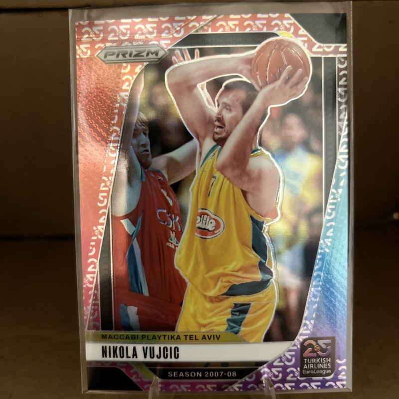 nikola Vujcic 2024-25 Panini Prizm Euroleague Anniversary SP #100