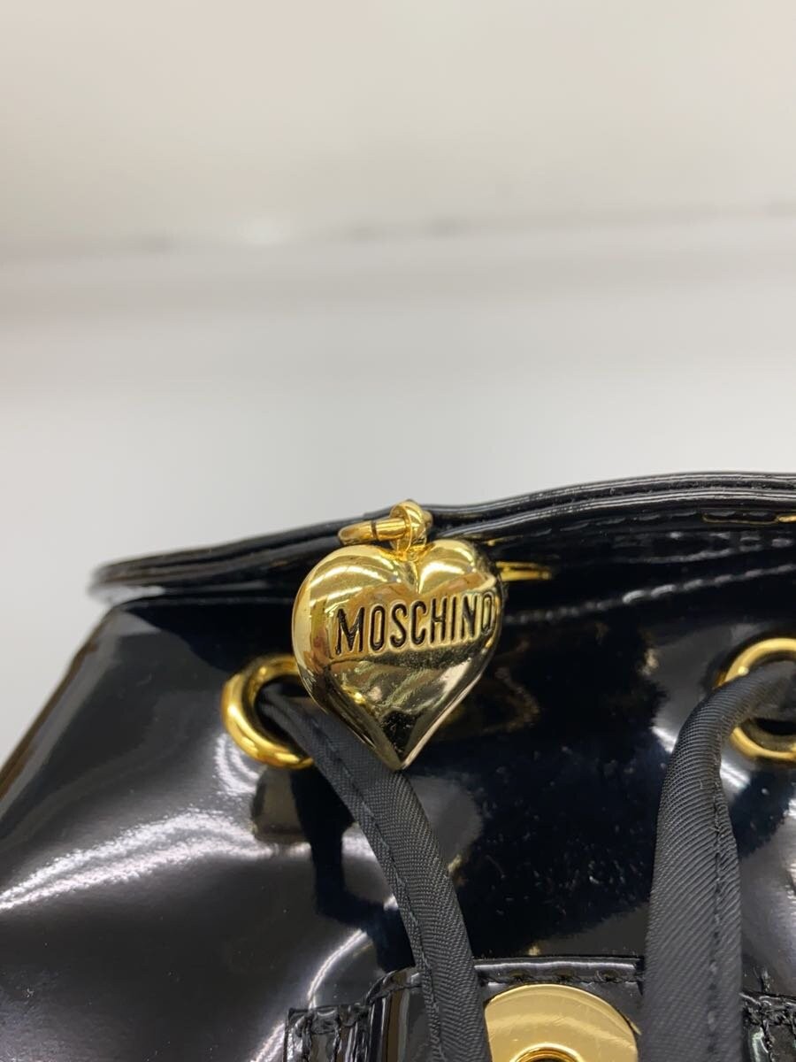 MOSCHINO backpack in black enamel — image 5