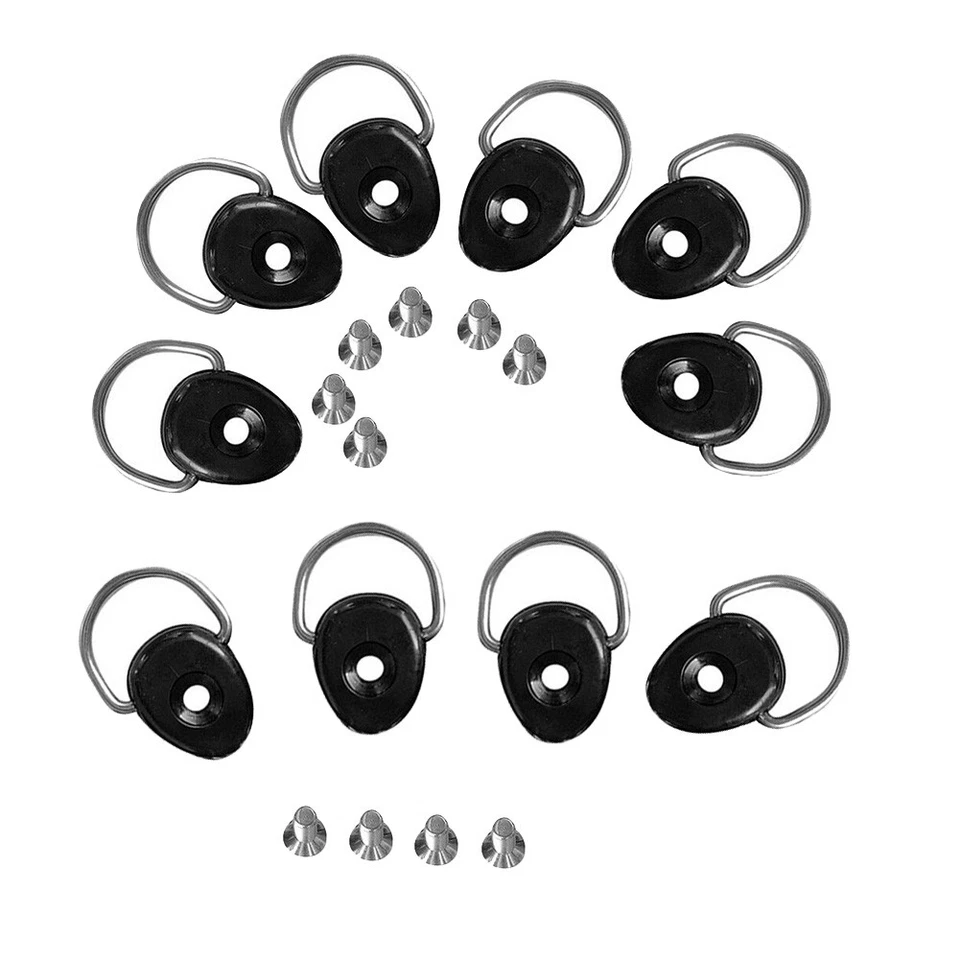 10 StüCk Langlebige Kajak-Paddel-Schnalle, Funktionelle 304-Edelstahl-D--Bo3384