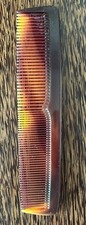 Vintage 1980s Faux Tortoise 8  Plastic or Acrylic Hair Comb