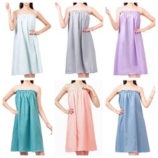 Lady Bath Towel Soft Cotton Wrap Shower Skirt Women Quick-drying Hotel Bathrobe~