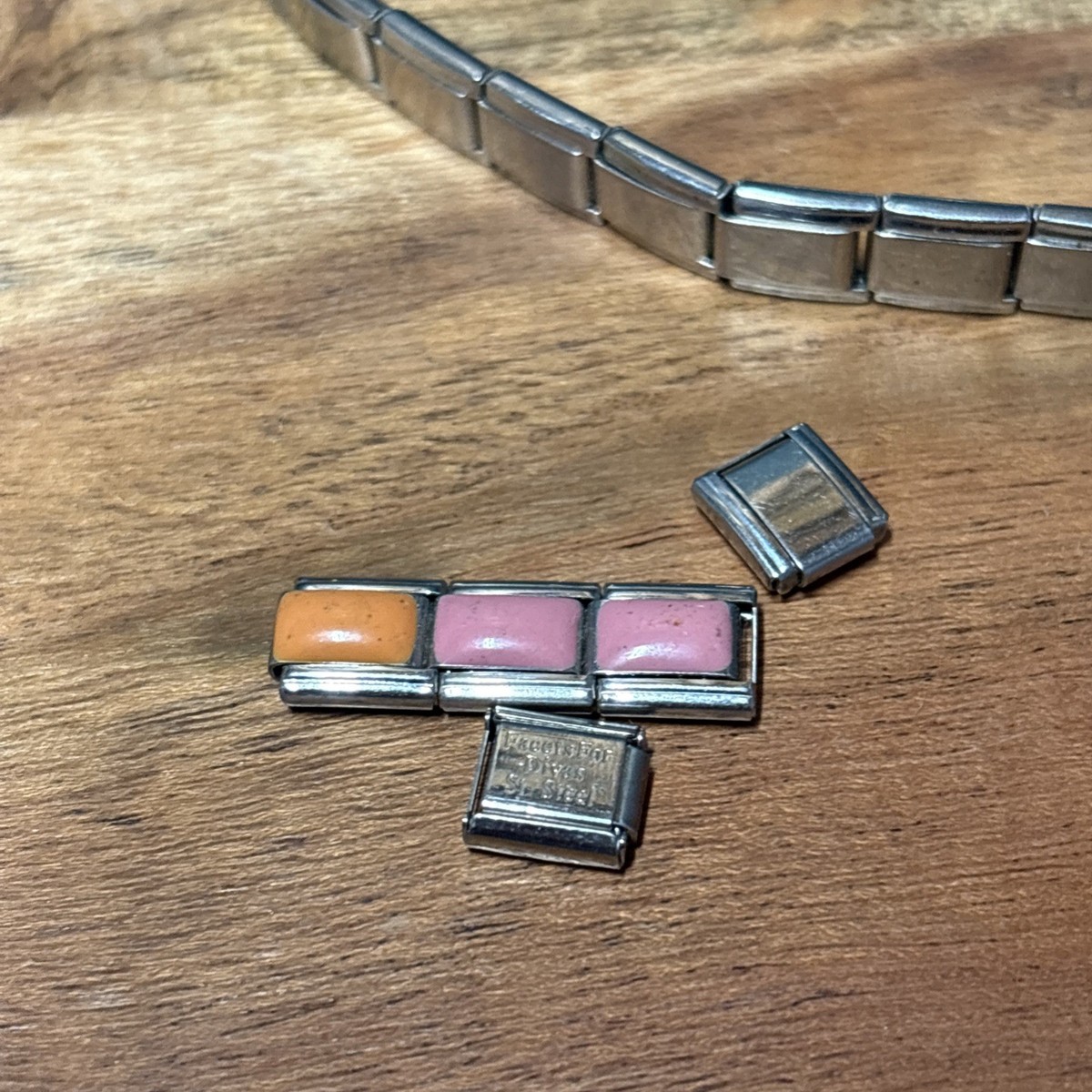 Zoppini Stainless Steel Italian Charm Stretch Bracelet - 35 Links