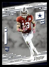 Simi Fehoko 2021 Prestige #286 Dallas Cowboys ROOKIE RC *014
